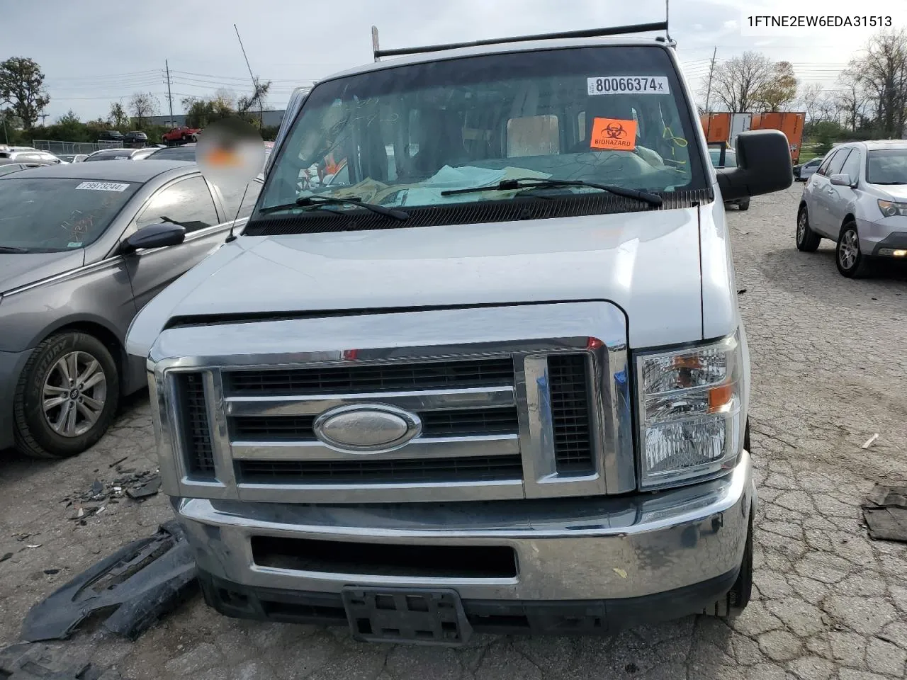 2014 Ford Econoline E250 Van VIN: 1FTNE2EW6EDA31513 Lot: 80066374