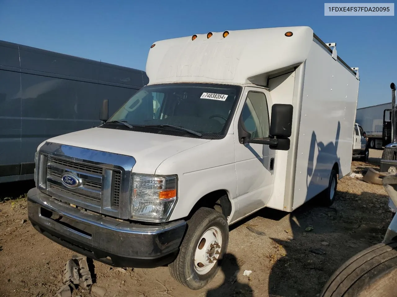 2015 Ford Econoline E450 Super Duty Cutaway Van VIN: 1FDXE4FS7FDA20095 Lot: 74838354