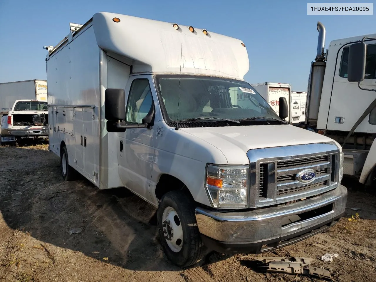 2015 Ford Econoline E450 Super Duty Cutaway Van VIN: 1FDXE4FS7FDA20095 Lot: 74838354