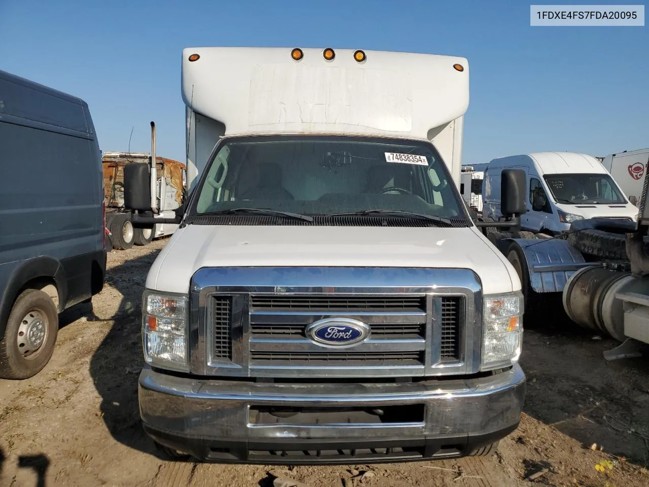 2015 Ford Econoline E450 Super Duty Cutaway Van VIN: 1FDXE4FS7FDA20095 Lot: 74838354