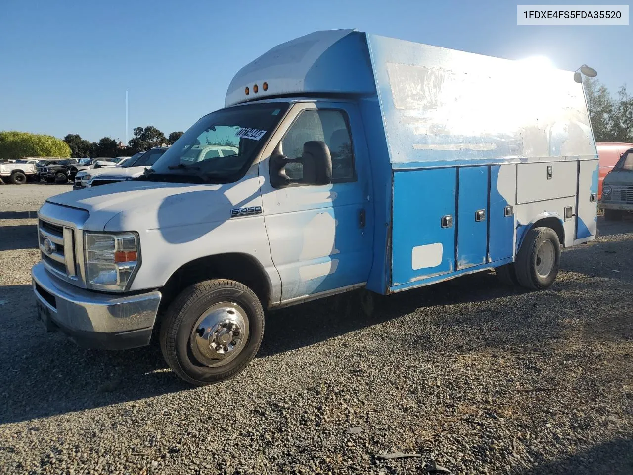 2015 Ford Econoline E450 Super Duty Cutaway Van VIN: 1FDXE4FS5FDA35520 Lot: 76714844