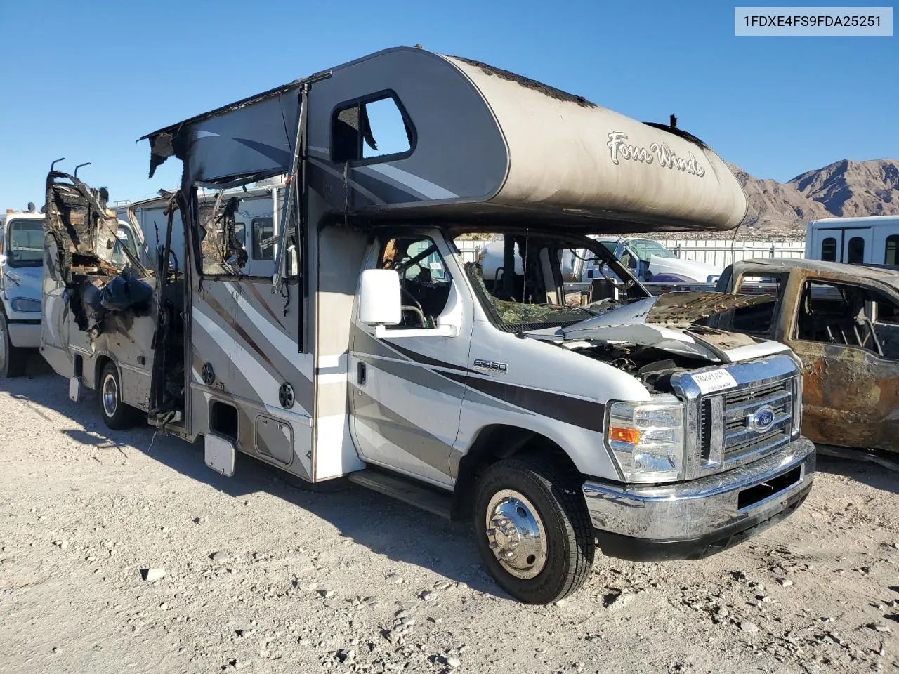 2015 Ford Econoline E450 Super Duty Cutaway Van VIN: 1FDXE4FS9FDA25251 Lot: 78669764