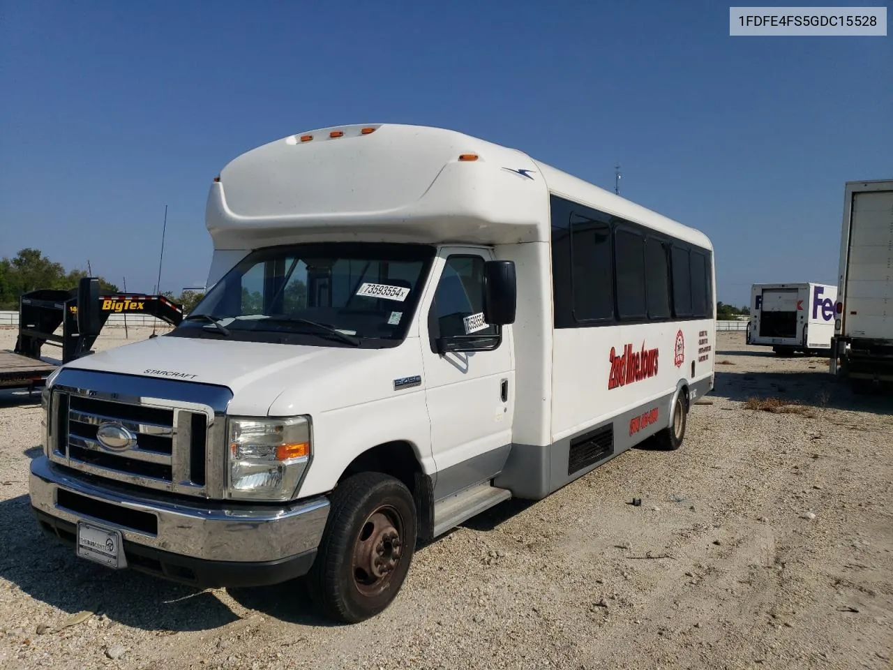 2016 Ford Econoline E450 Super Duty Cutaway Van VIN: 1FDFE4FS5GDC15528 Lot: 73593554