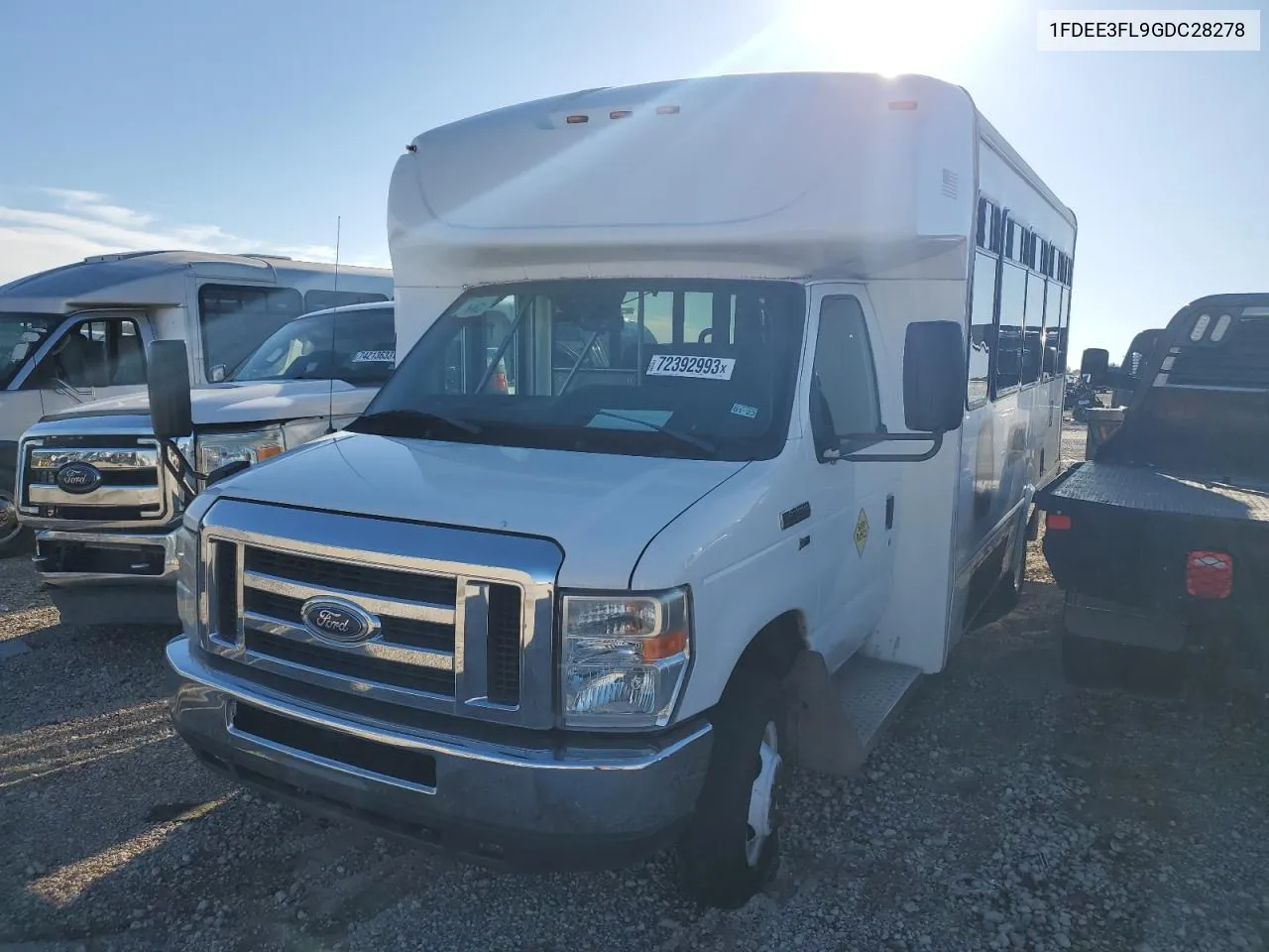 2016 Ford Econoline E350 Super Duty Cutaway Van VIN: 1FDEE3FL9GDC28278 Lot: 74468724