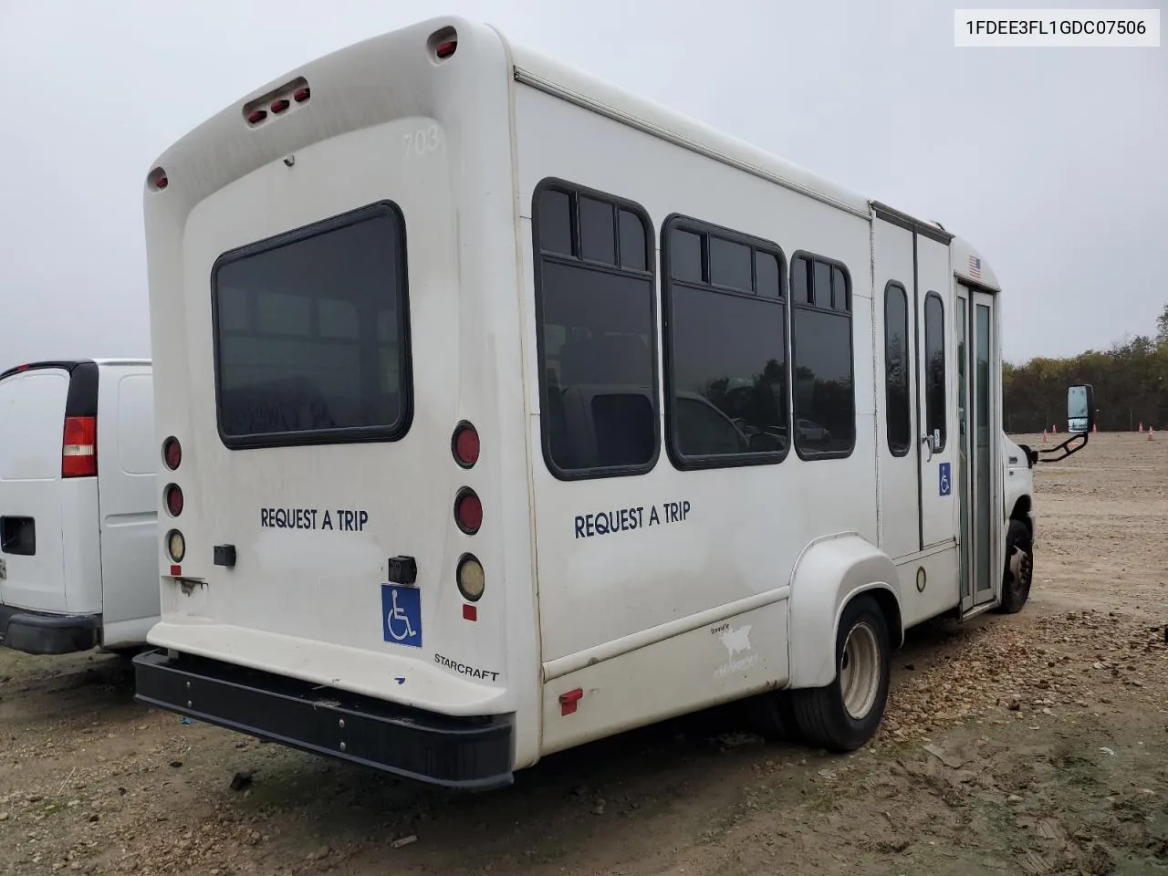 2016 Ford Econoline E350 Super Duty Cutaway Van VIN: 1FDEE3FL1GDC07506 Lot: 76838274