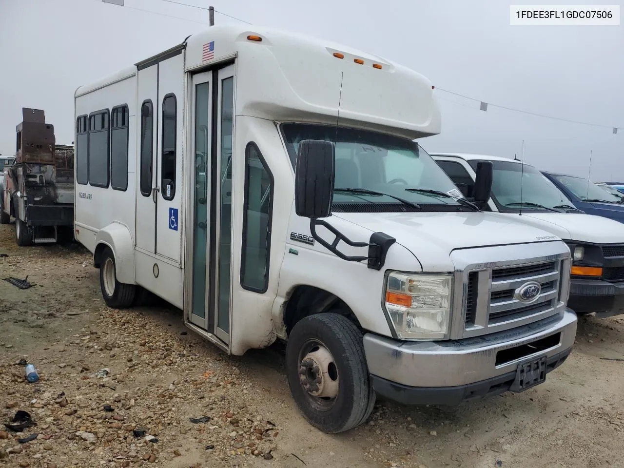 2016 Ford Econoline E350 Super Duty Cutaway Van VIN: 1FDEE3FL1GDC07506 Lot: 76838274