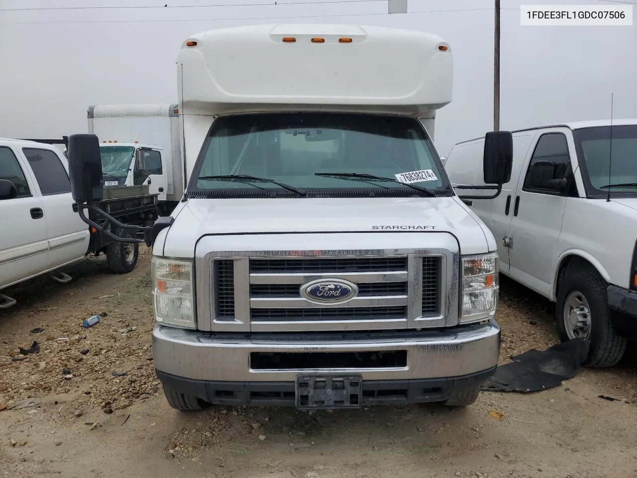 2016 Ford Econoline E350 Super Duty Cutaway Van VIN: 1FDEE3FL1GDC07506 Lot: 76838274