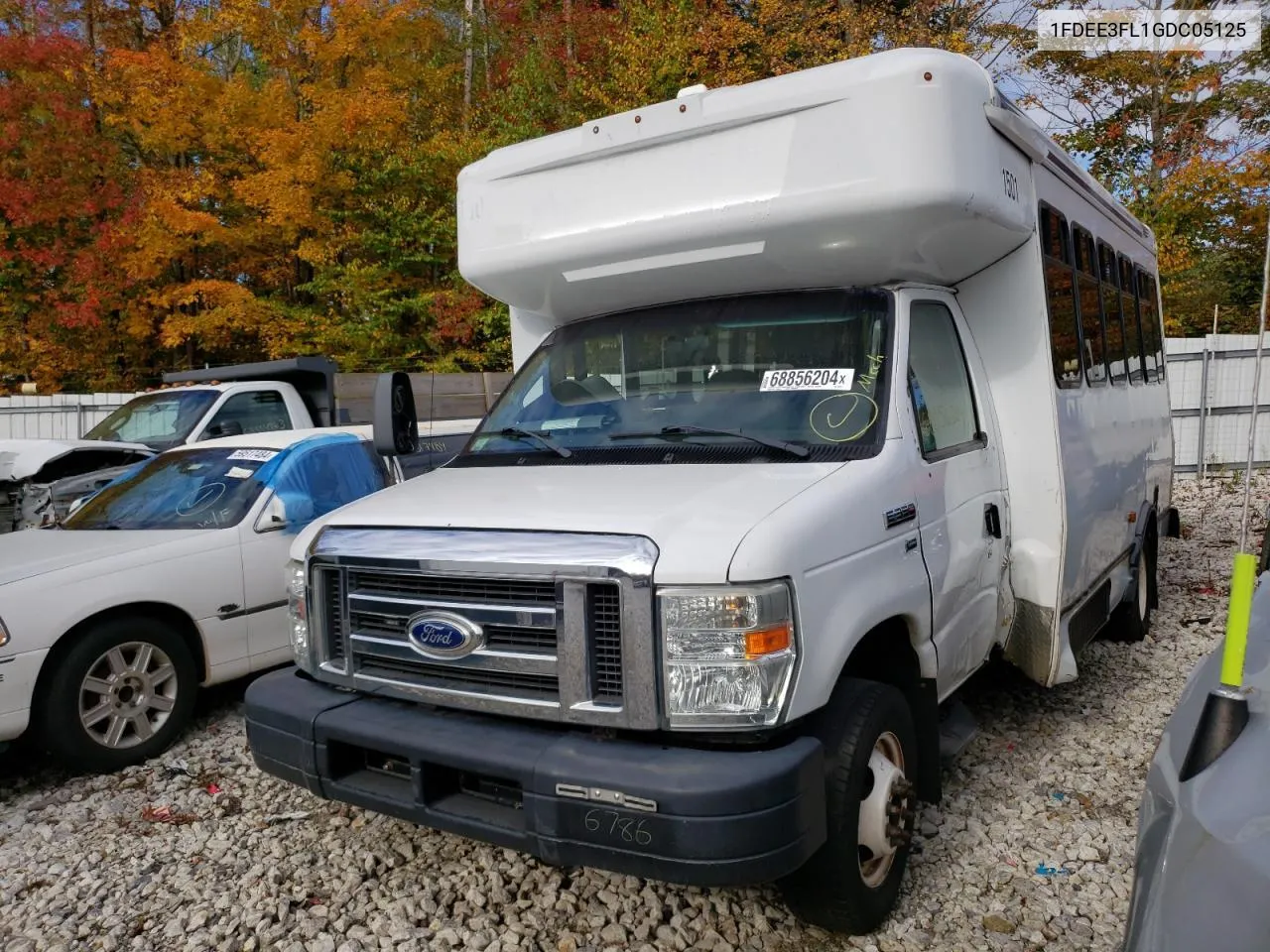 2016 Ford Econoline E350 Super Duty Cutaway Van VIN: 1FDEE3FL1GDC05125 Lot: 77132214