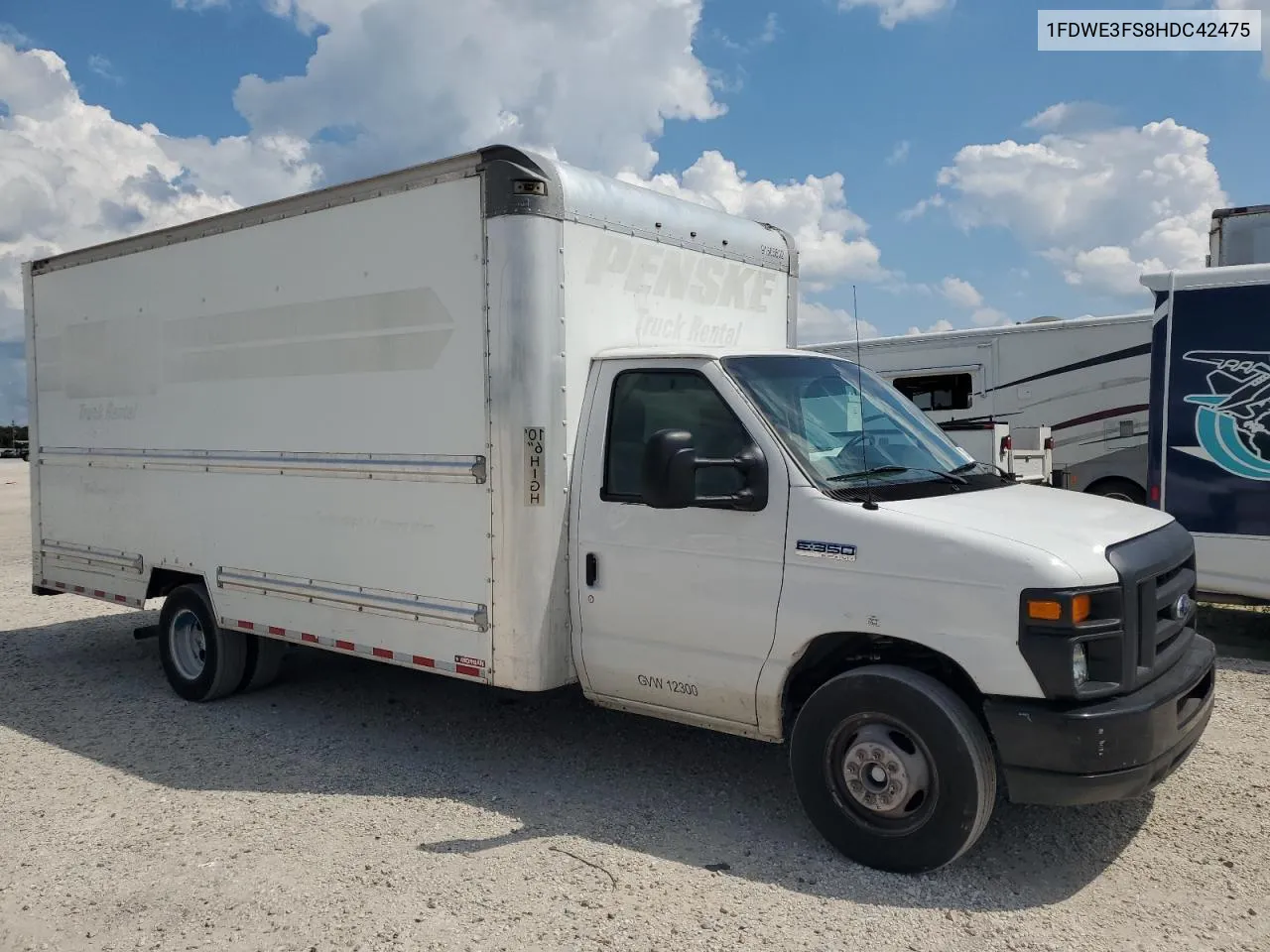 2017 Ford Econoline E350 Super Duty Cutaway Van VIN: 1FDWE3FS8HDC42475 Lot: 72441334