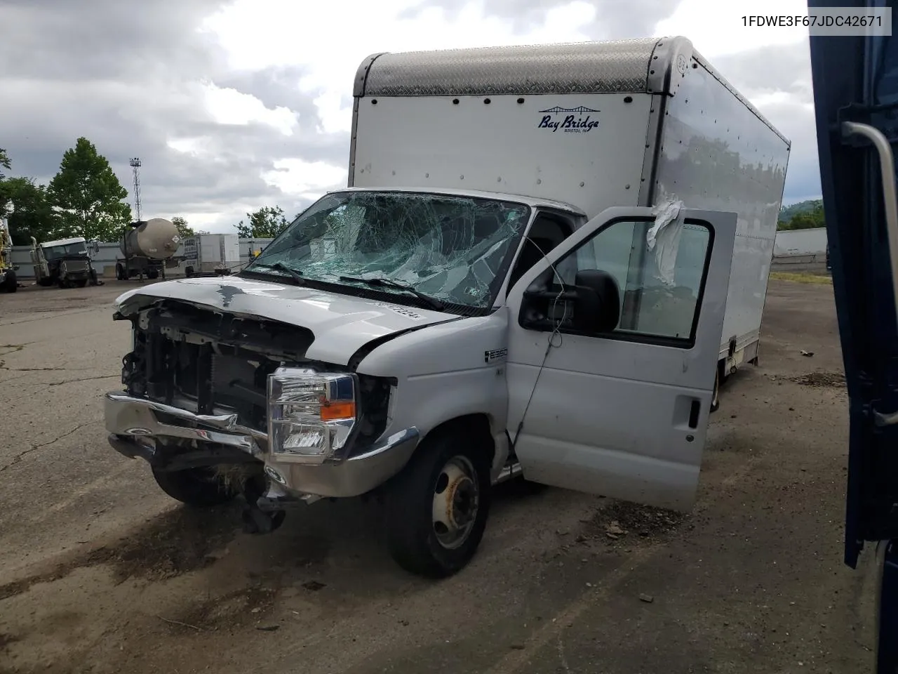 2018 Ford Econoline E350 Super Duty Cutaway Van VIN: 1FDWE3F67JDC42671 Lot: 57107224