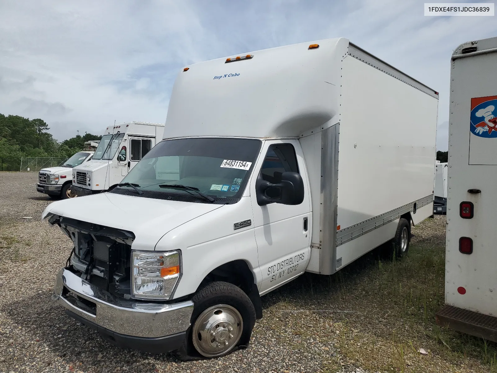 2018 Ford Econoline E450 Super Duty Cutaway Van VIN: 1FDXE4FS1JDC36839 Lot: 64831154