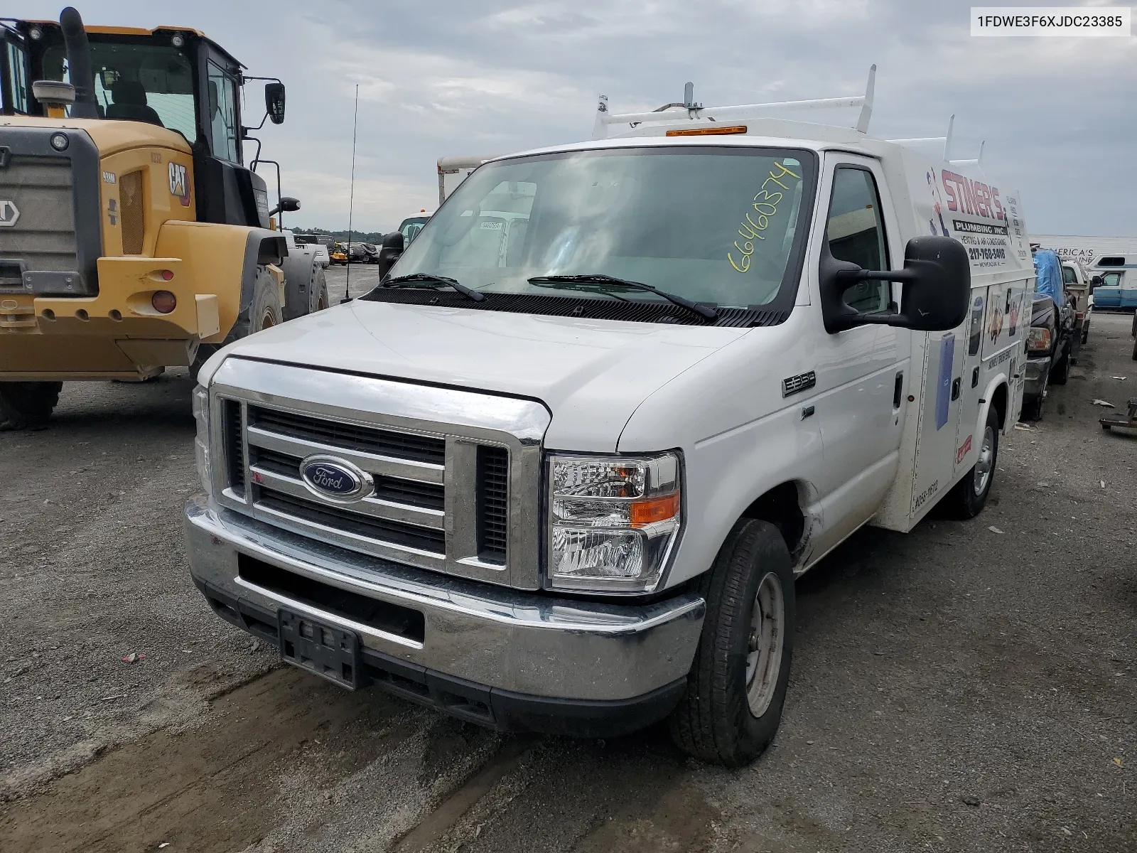 2018 Ford Econoline E350 Super Duty Cutaway Van VIN: 1FDWE3F6XJDC23385 Lot: 66460374