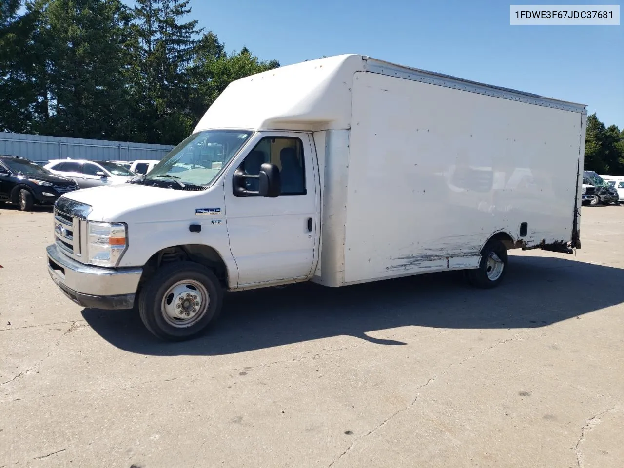 2018 Ford Econoline E350 Super Duty Cutaway Van VIN: 1FDWE3F67JDC37681 Lot: 67254114