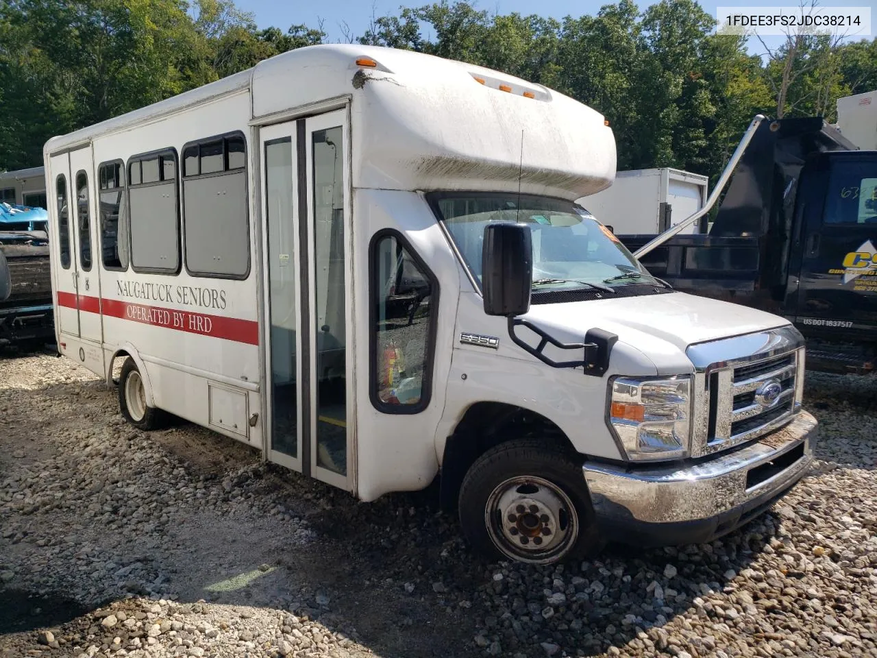 2018 Ford Econoline E350 Super Duty Cutaway Van VIN: 1FDEE3FS2JDC38214 Lot: 69931534