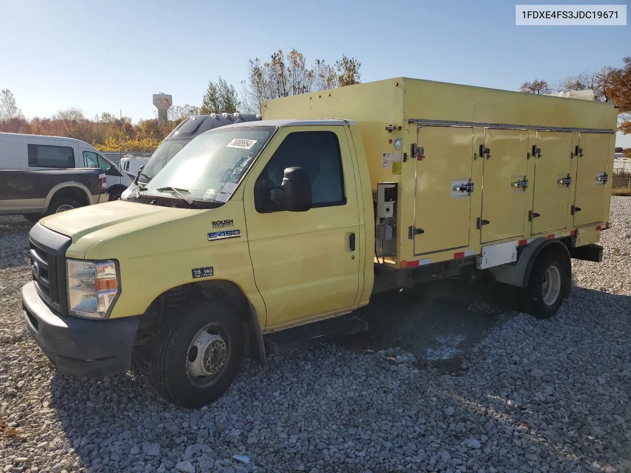 2018 Ford Econoline E450 Super Duty Cutaway Van VIN: 1FDXE4FS3JDC19671 Lot: 76983854