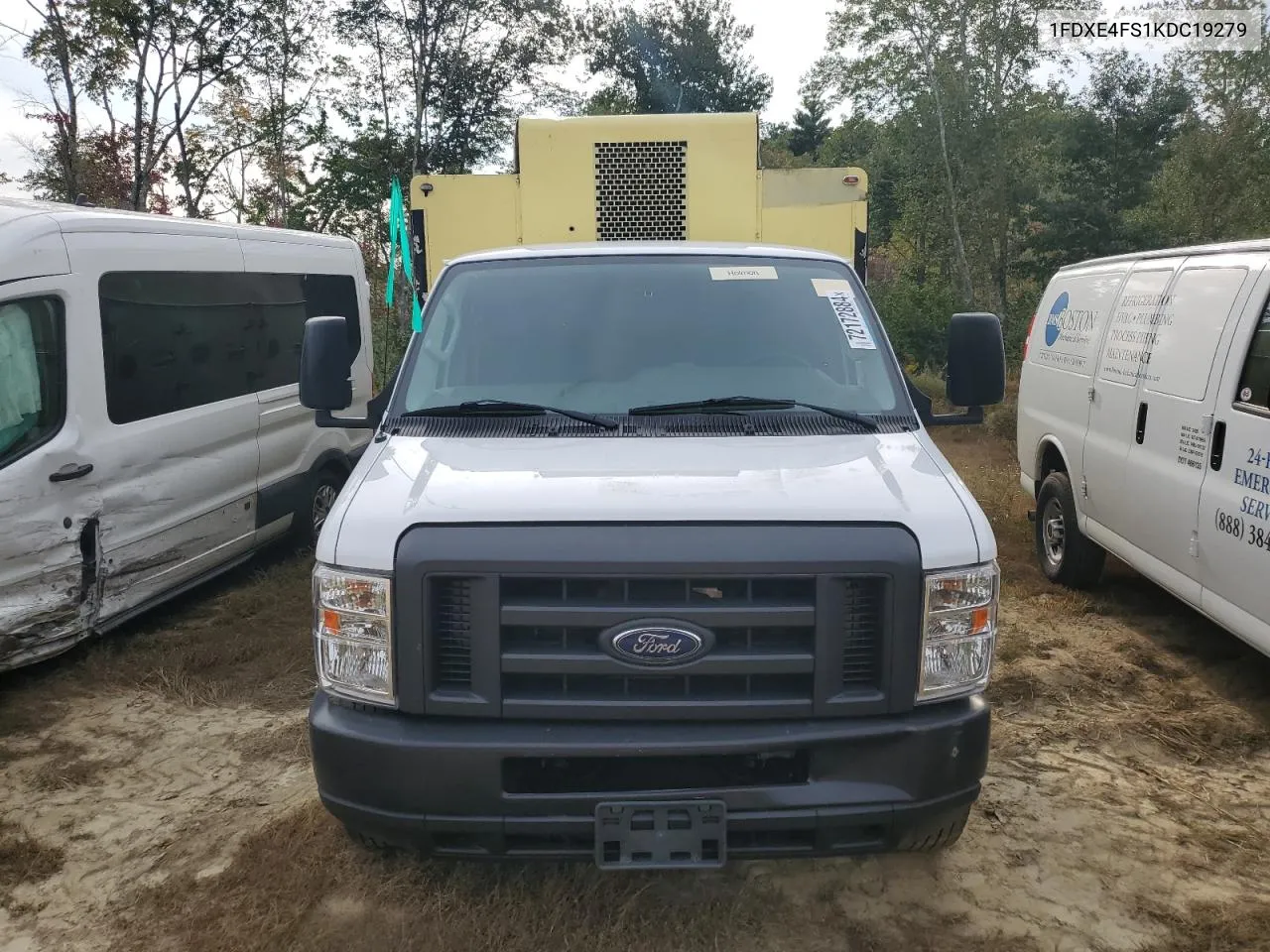 2019 Ford Econoline E450 Super Duty Cutaway Van VIN: 1FDXE4FS1KDC19279 Lot: 72172884