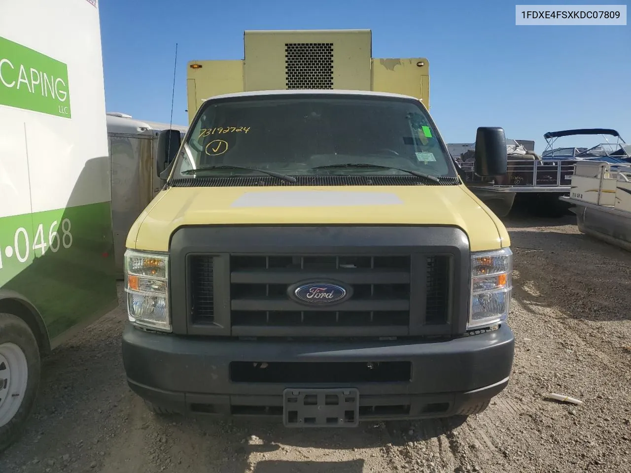 2019 Ford Econoline E450 Super Duty Cutaway Van VIN: 1FDXE4FSXKDC07809 Lot: 73192724