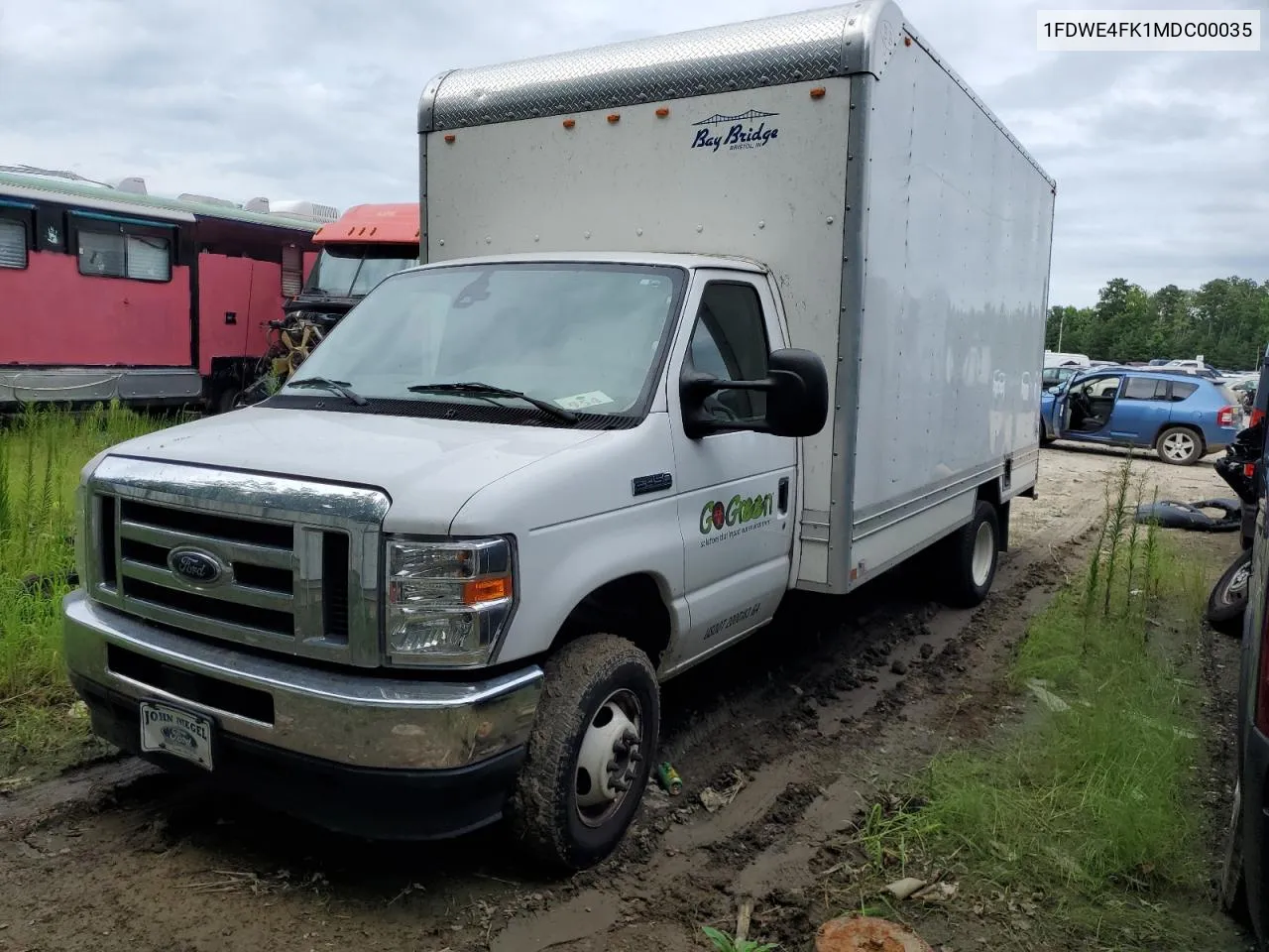 2021 Ford Econoline E450 Super Duty Cutaway Van VIN: 1FDWE4FK1MDC00035 Lot: 61331244