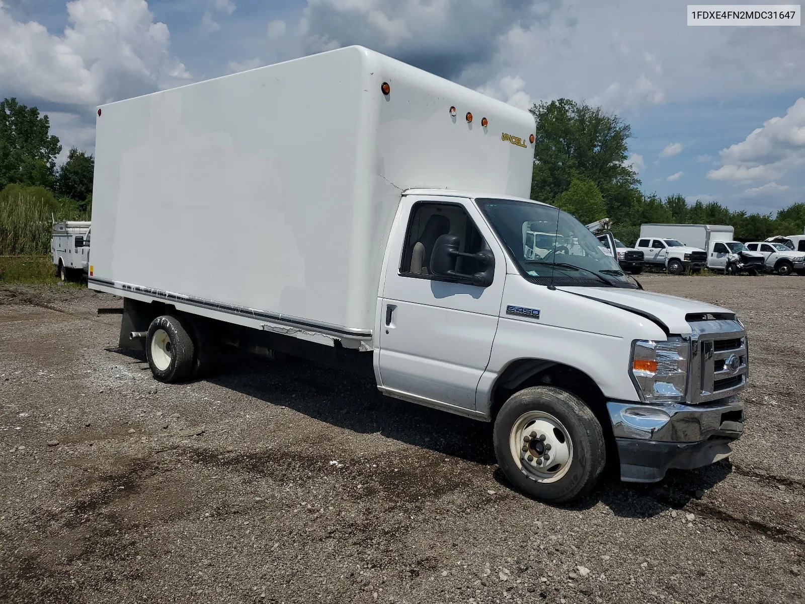 2021 Ford Econoline E450 Super Duty Cutaway Van VIN: 1FDXE4FN2MDC31647 Lot: 66998624