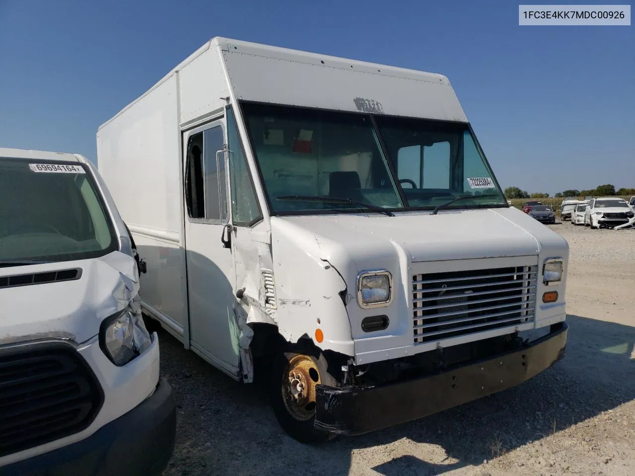 2021 Ford Econoline E450 Super Duty Commercial Stripped Chassis VIN: 1FC3E4KK7MDC00926 Lot: 72225384