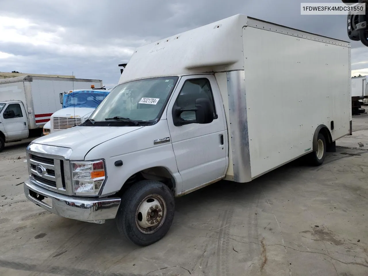 2021 Ford Econoline E350 Super Duty Cutaway Van VIN: 1FDWE3FK4MDC31550 Lot: 75321704