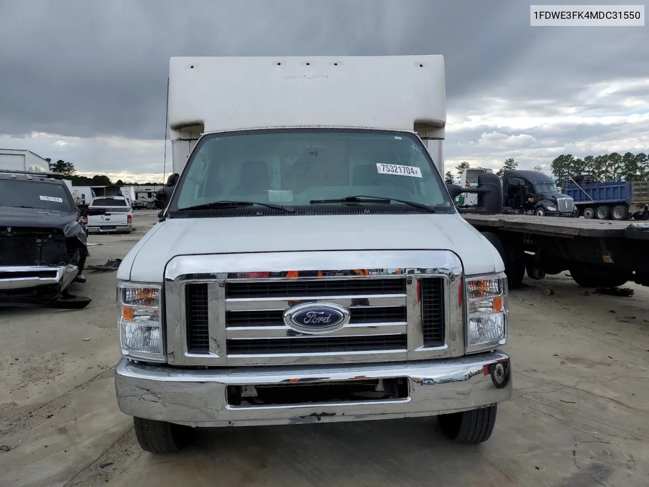 2021 Ford Econoline E350 Super Duty Cutaway Van VIN: 1FDWE3FK4MDC31550 Lot: 75321704