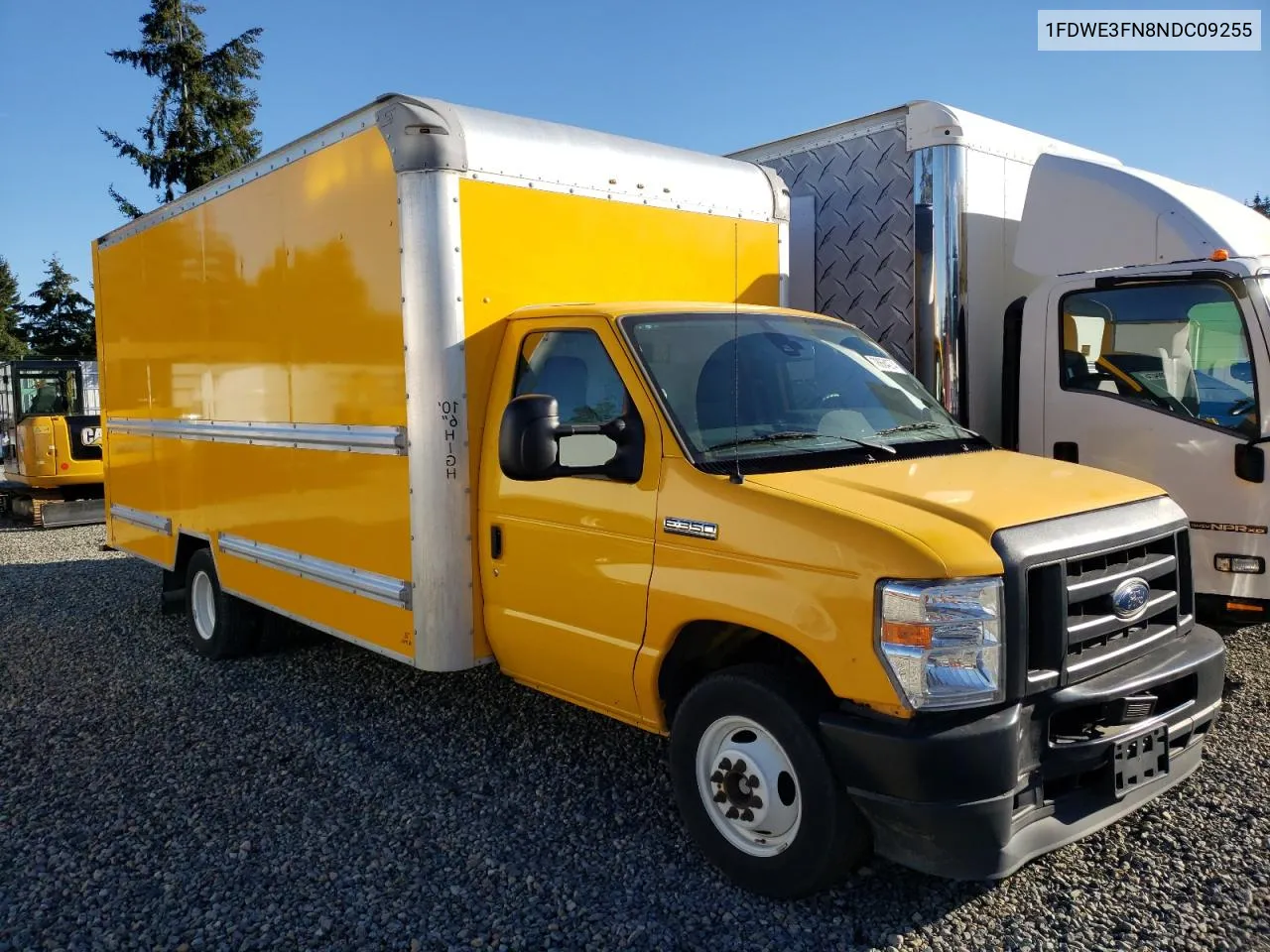 2022 Ford Econoline E350 Super Duty Cutaway Van VIN: 1FDWE3FN8NDC09255 Lot: 78664274