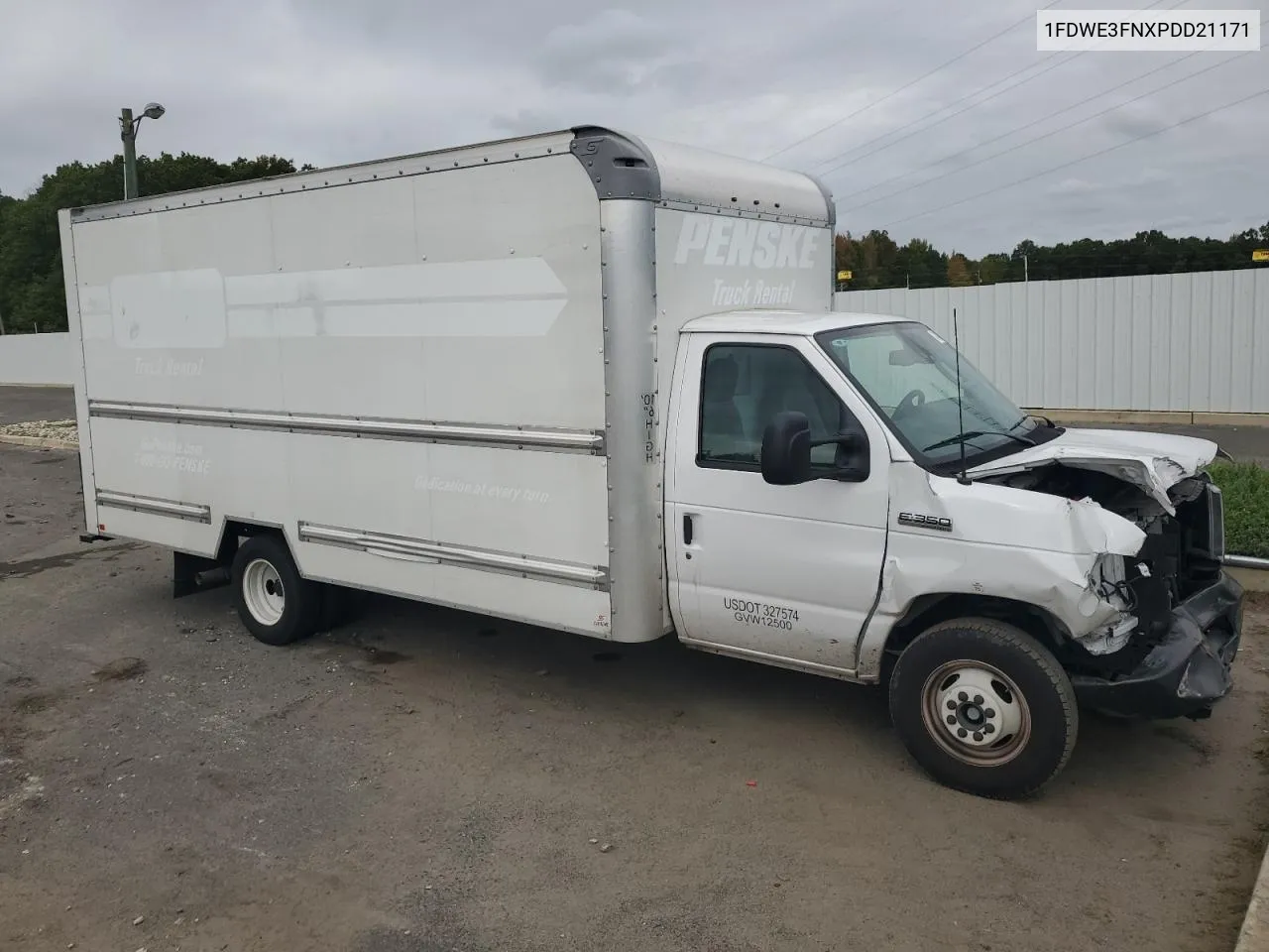 2023 Ford Econoline E350 Super Duty Cutaway Van VIN: 1FDWE3FNXPDD21171 Lot: 74104264