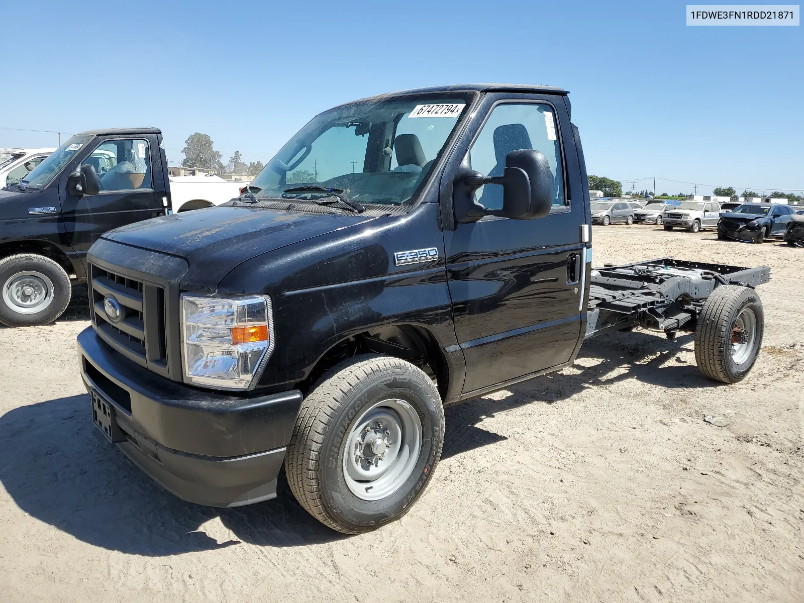 2024 Ford Econoline E350 Super Duty Cutaway Van VIN: 1FDWE3FN1RDD21871 Lot: 67472794