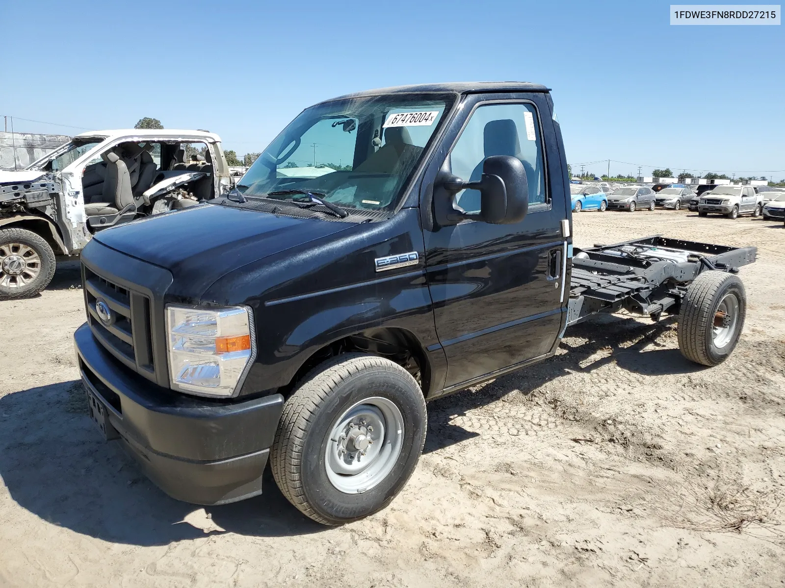 2024 Ford Econoline E350 Super Duty Cutaway Van VIN: 1FDWE3FN8RDD27215 Lot: 67476004