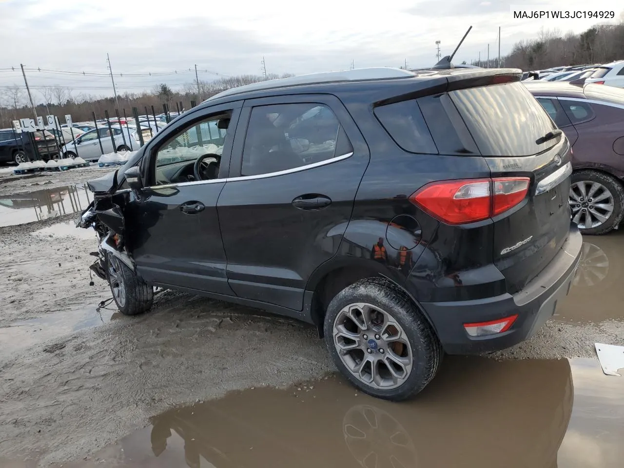 2018 Ford Ecosport Titanium VIN: MAJ6P1WL3JC194929 Lot: 40887134