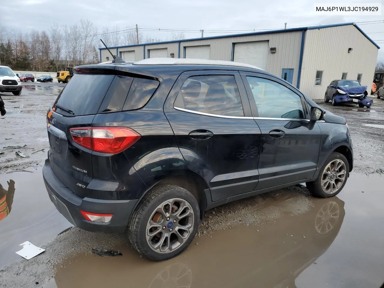 2018 Ford Ecosport Titanium VIN: MAJ6P1WL3JC194929 Lot: 40887134