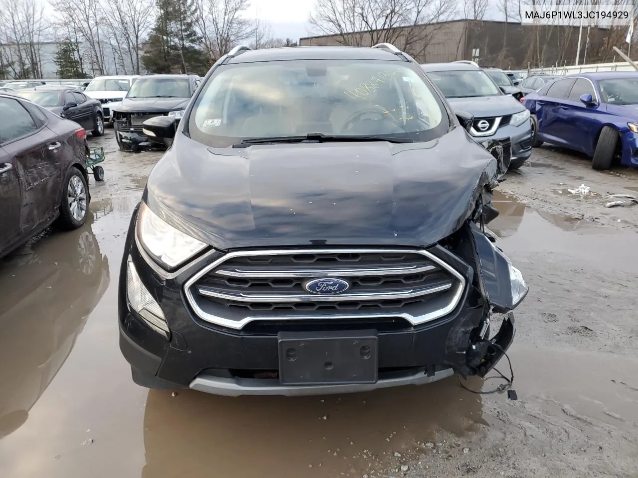 2018 Ford Ecosport Titanium VIN: MAJ6P1WL3JC194929 Lot: 40887134