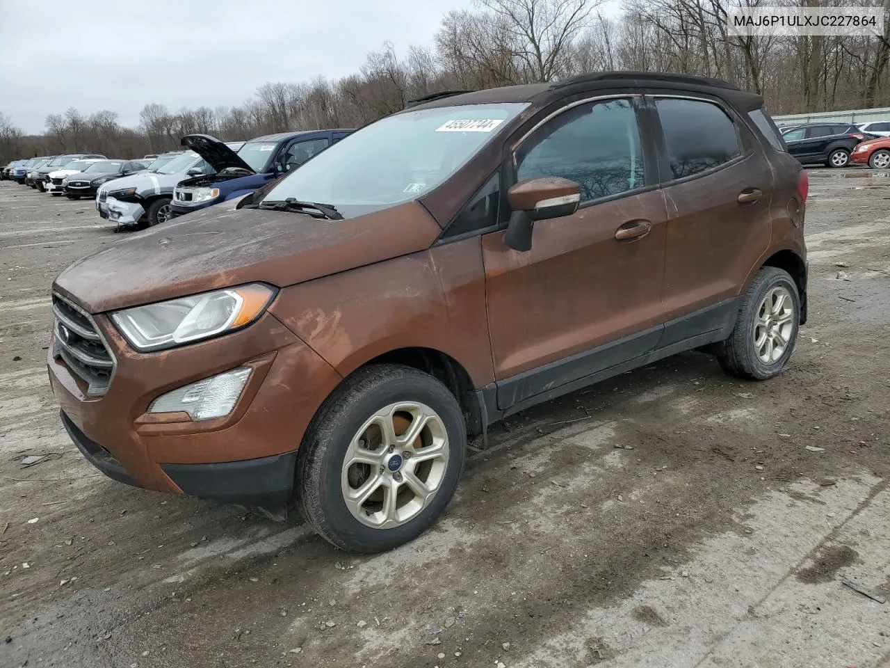 2018 Ford Ecosport Se VIN: MAJ6P1ULXJC227864 Lot: 45507744