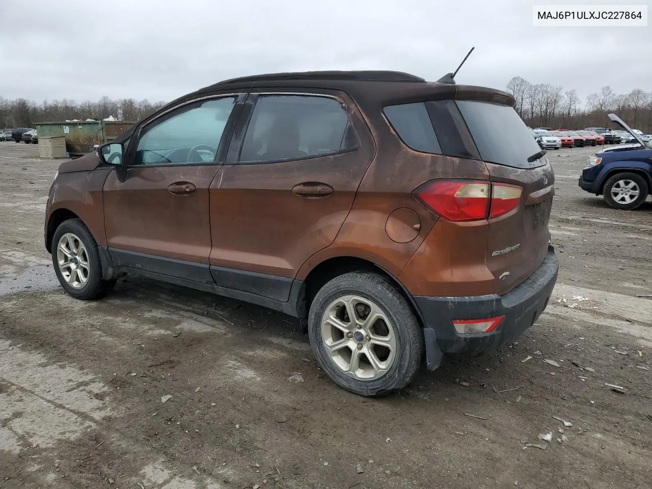 2018 Ford Ecosport Se VIN: MAJ6P1ULXJC227864 Lot: 45507744