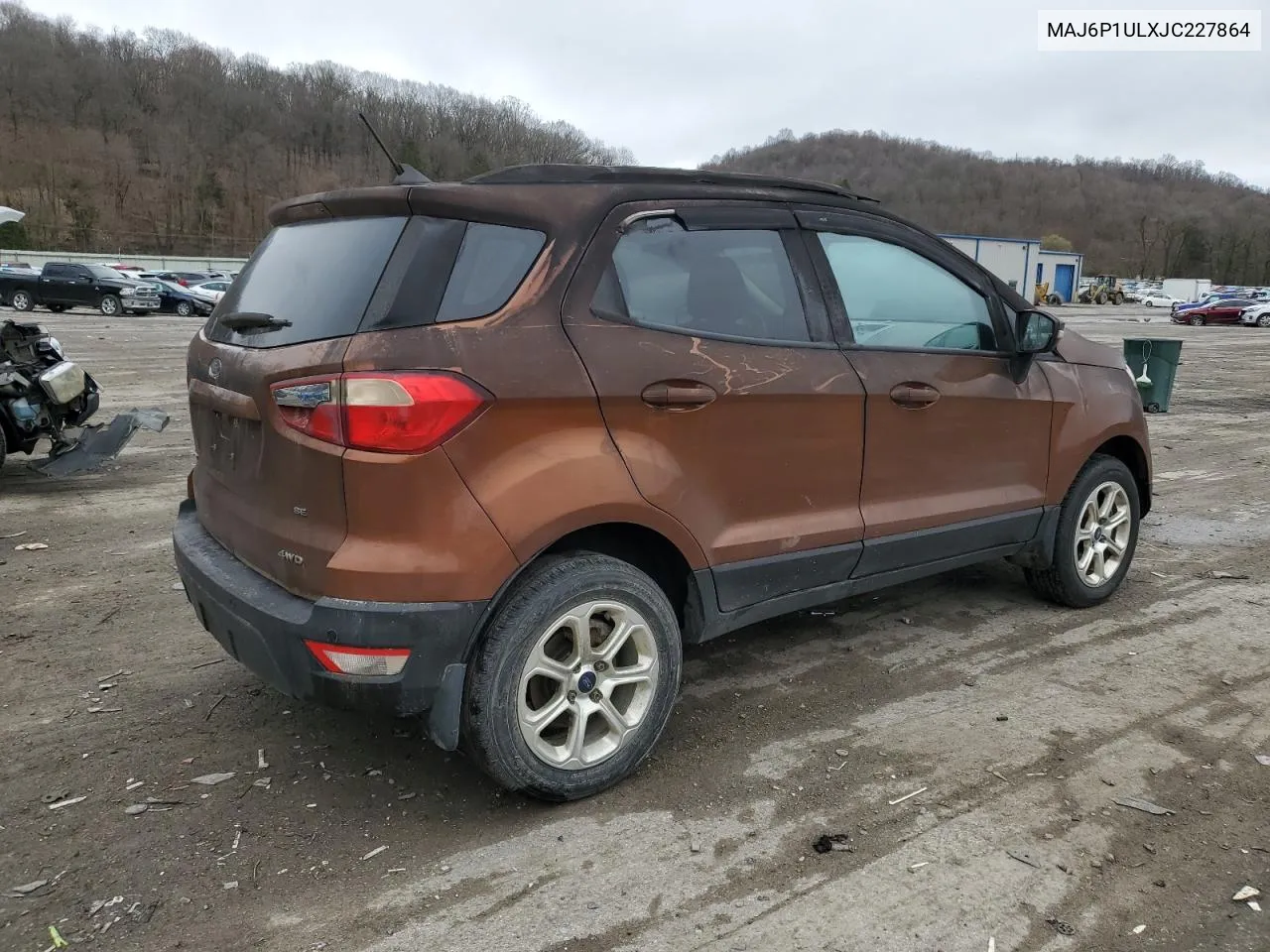 2018 Ford Ecosport Se VIN: MAJ6P1ULXJC227864 Lot: 45507744