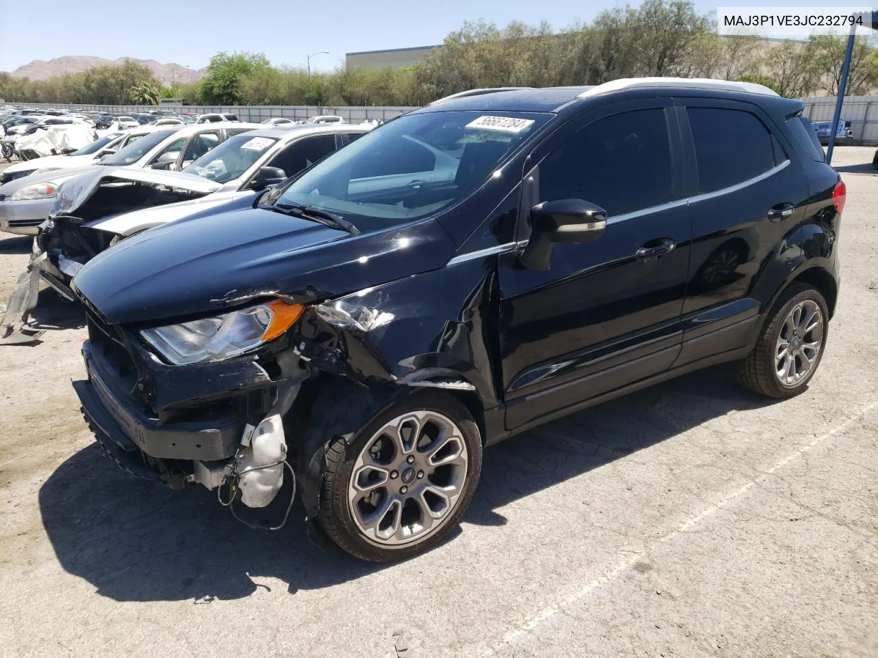 2018 Ford Ecosport Titanium VIN: MAJ3P1VE3JC232794 Lot: 56661284