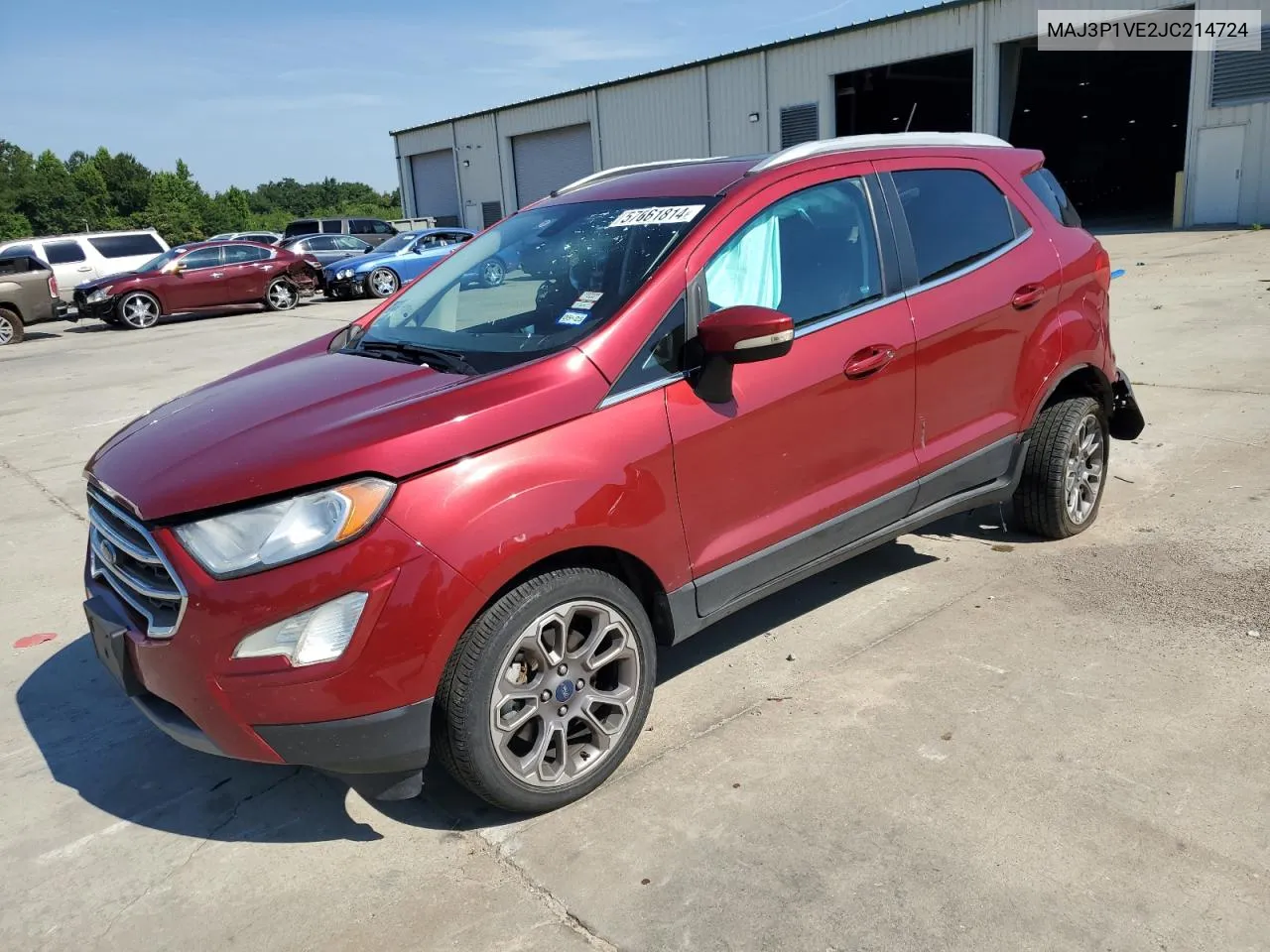 2018 Ford Ecosport Titanium VIN: MAJ3P1VE2JC214724 Lot: 57661814