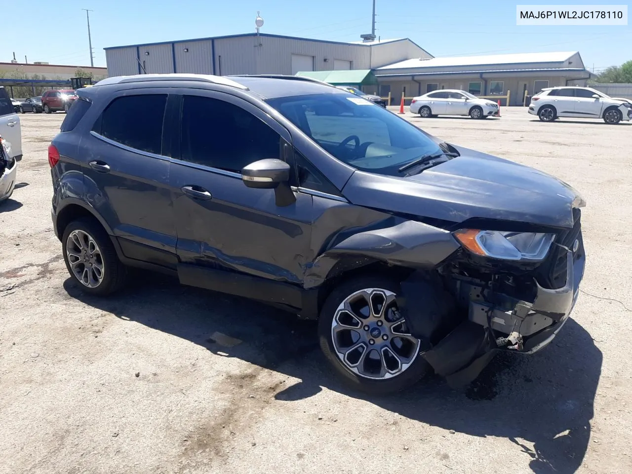 2018 Ford Ecosport Titanium VIN: MAJ6P1WL2JC178110 Lot: 58328654