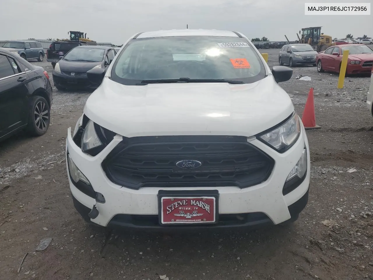 2018 Ford Ecosport S VIN: MAJ3P1RE6JC172956 Lot: 59282844