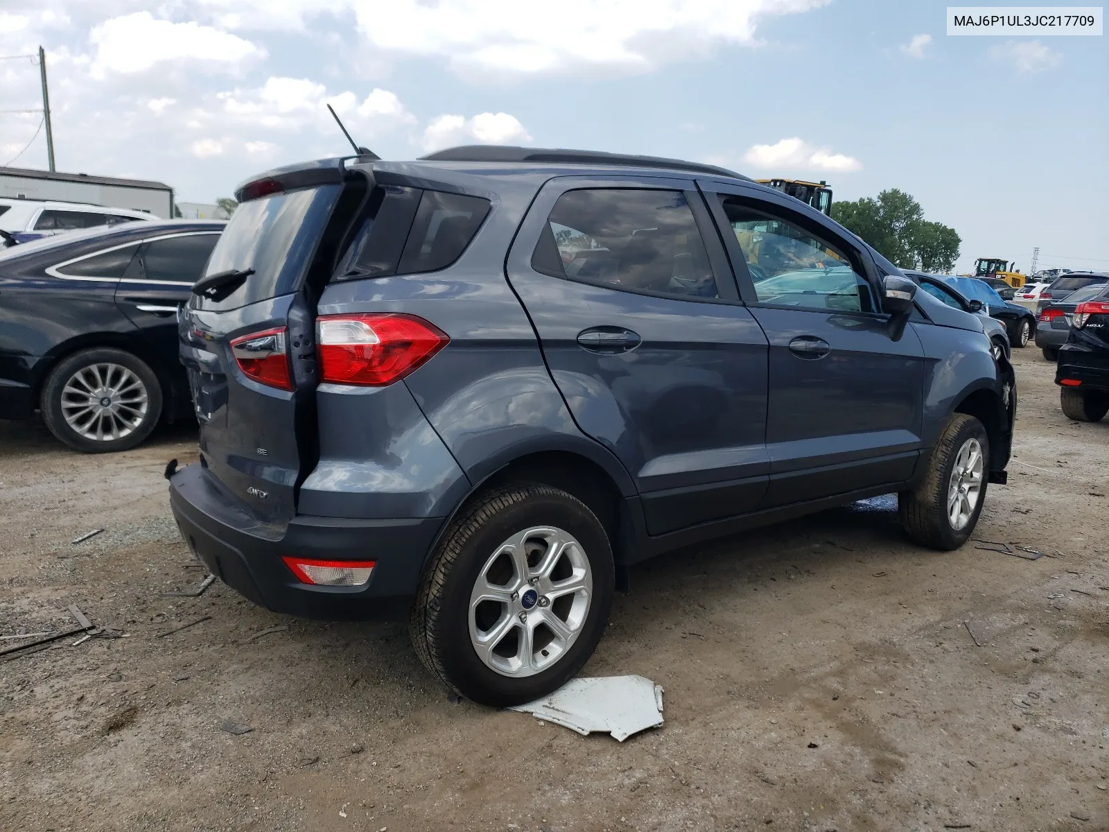 2018 Ford Ecosport Se VIN: MAJ6P1UL3JC217709 Lot: 62228644