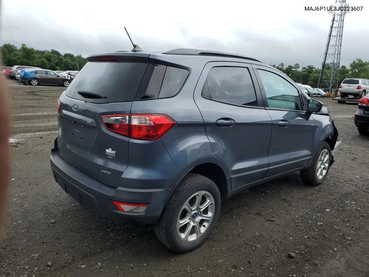 2018 Ford Ecosport Se VIN: MAJ6P1UL3JC223607 Lot: 62752804