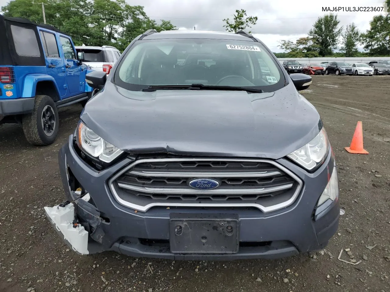 2018 Ford Ecosport Se VIN: MAJ6P1UL3JC223607 Lot: 62752804