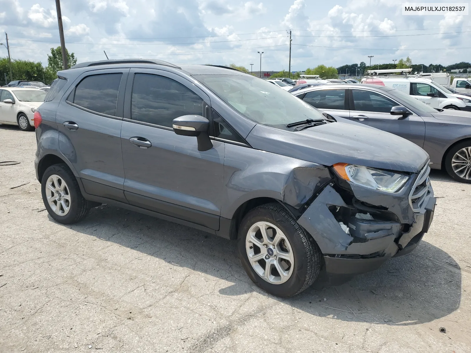 2018 Ford Ecosport Se VIN: MAJ6P1ULXJC182537 Lot: 64201114