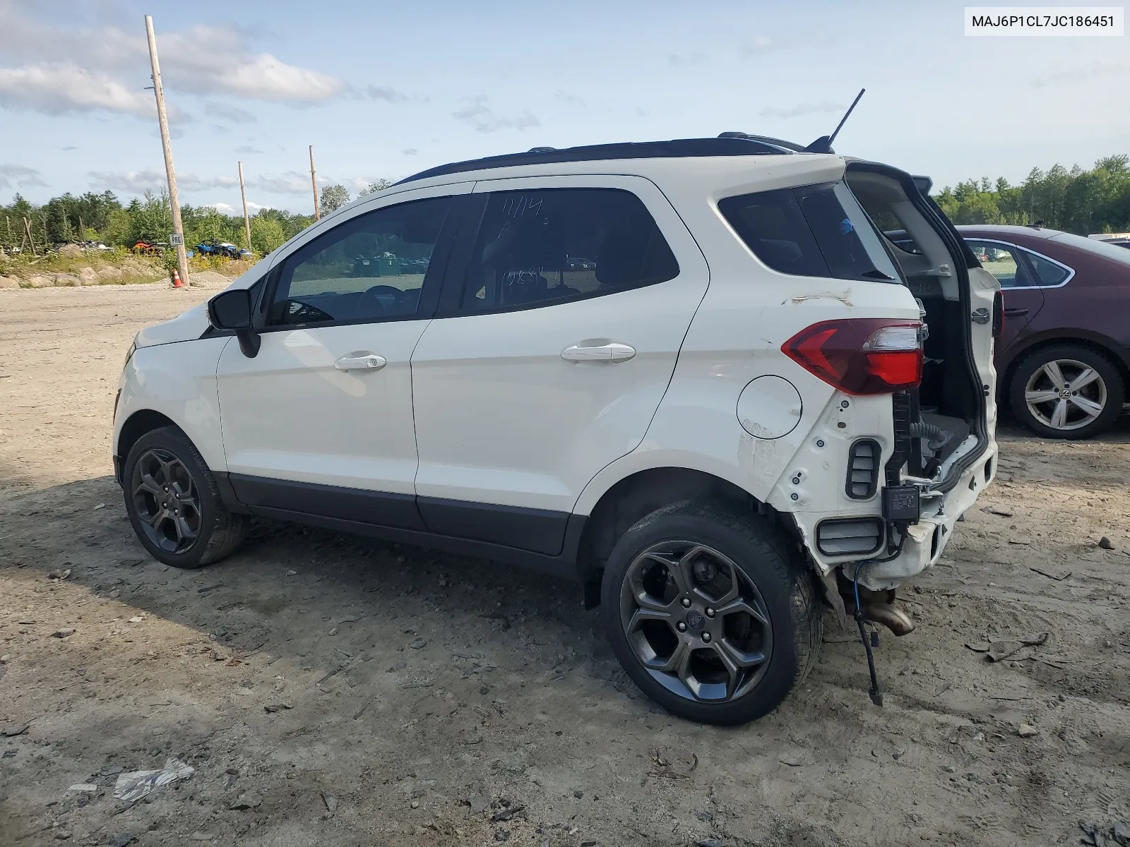 2018 Ford Ecosport Ses VIN: MAJ6P1CL7JC186451 Lot: 64633654