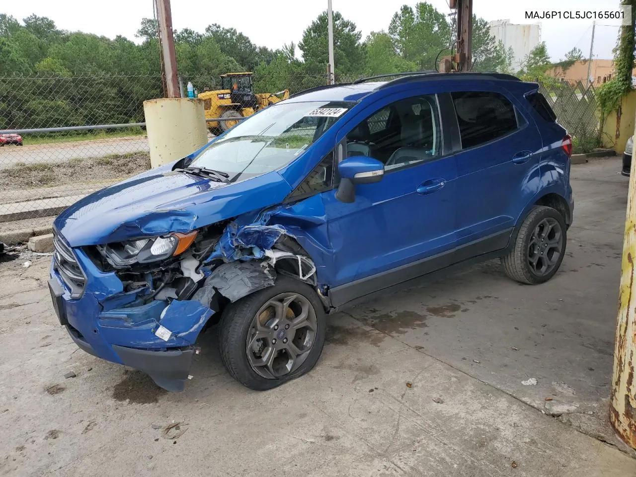 2018 Ford Ecosport Ses VIN: MAJ6P1CL5JC165601 Lot: 65342124