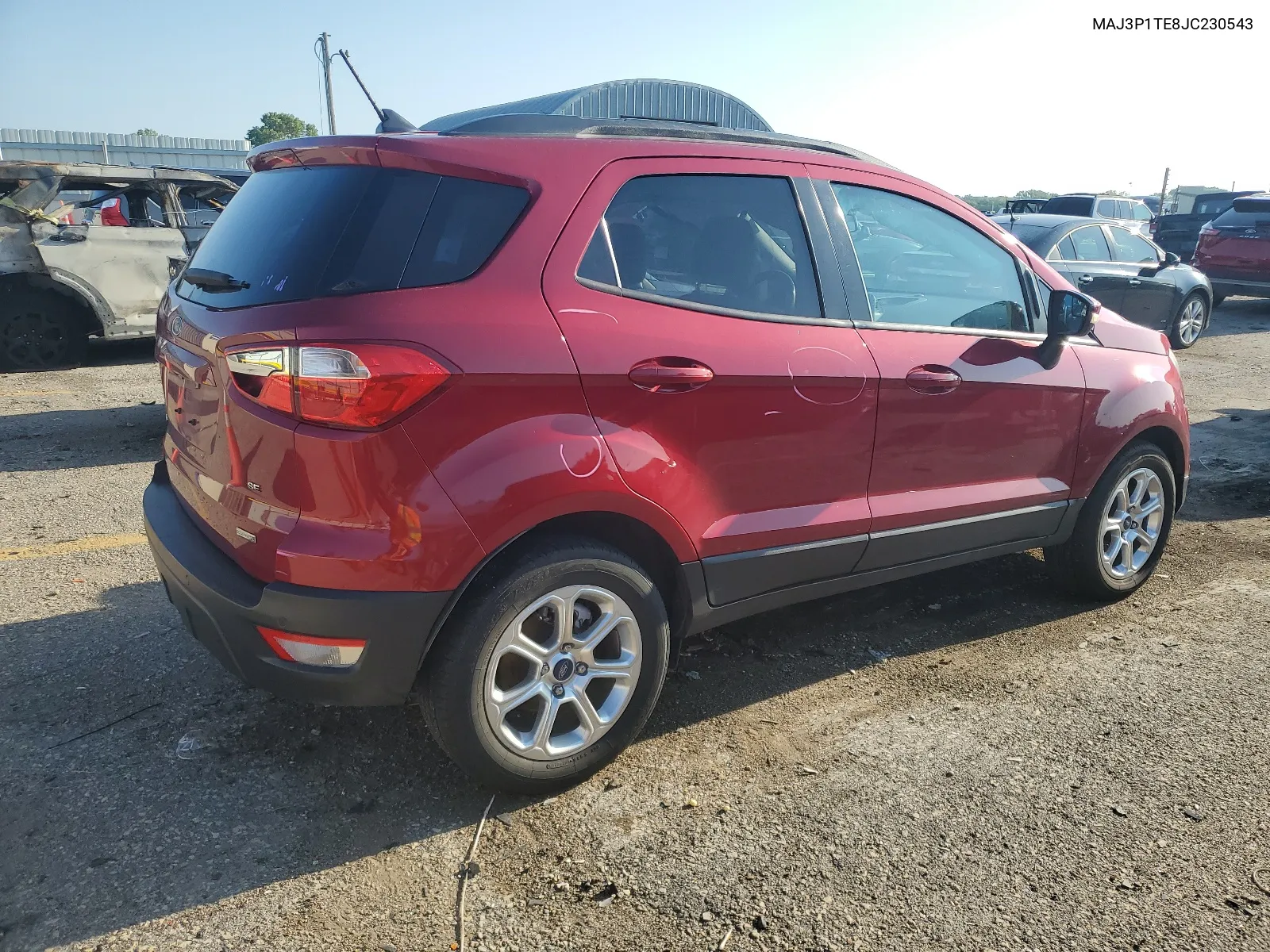 2018 Ford Ecosport Se VIN: MAJ3P1TE8JC230543 Lot: 68984464