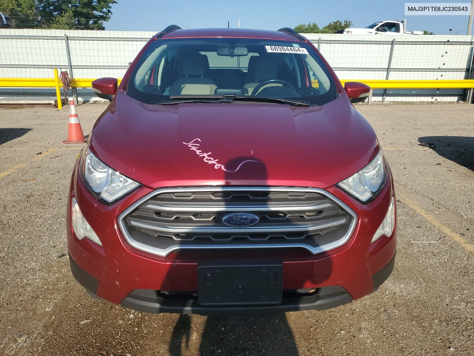 2018 Ford Ecosport Se VIN: MAJ3P1TE8JC230543 Lot: 68984464