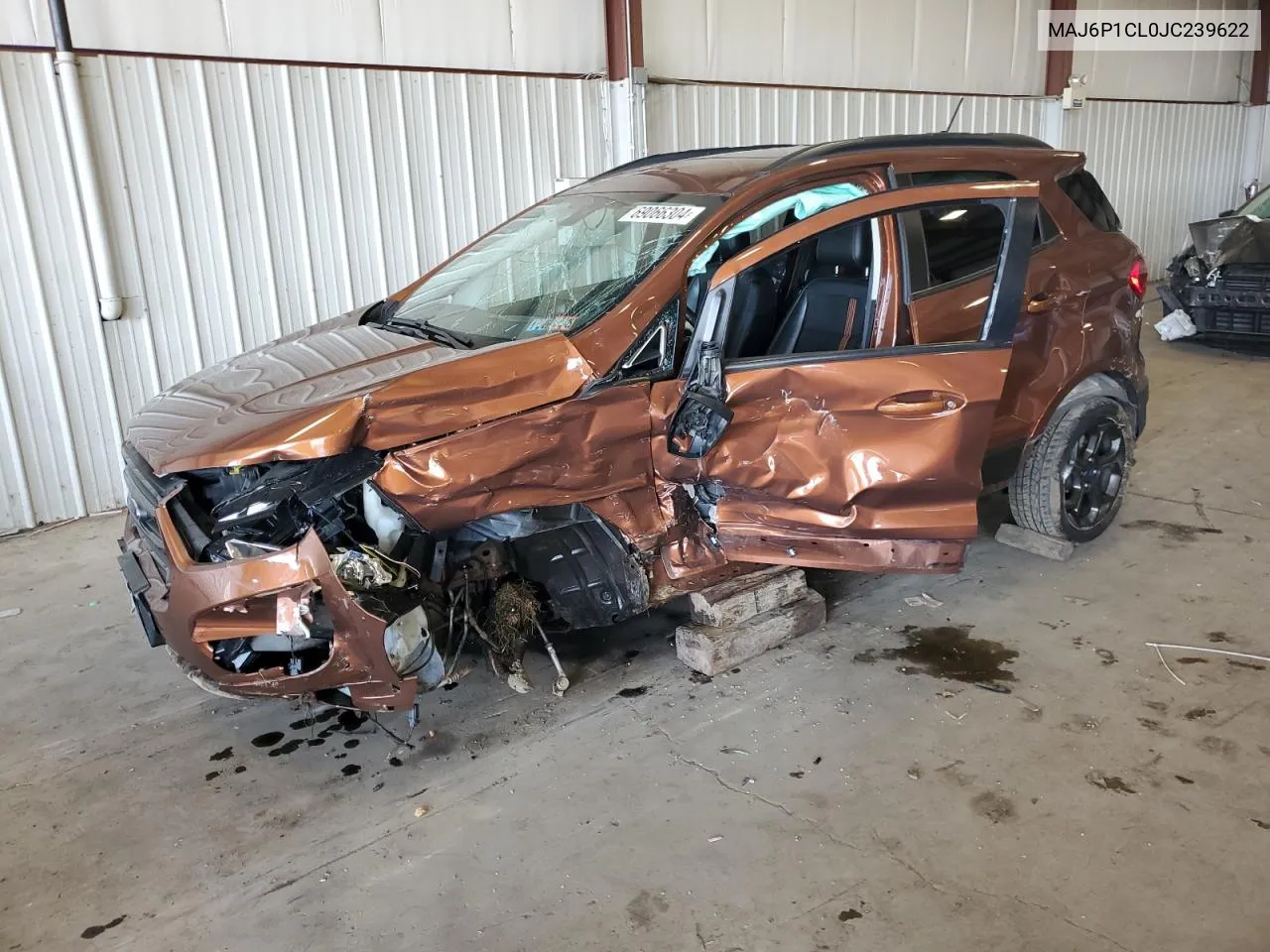 2018 Ford Ecosport Ses VIN: MAJ6P1CL0JC239622 Lot: 69066304