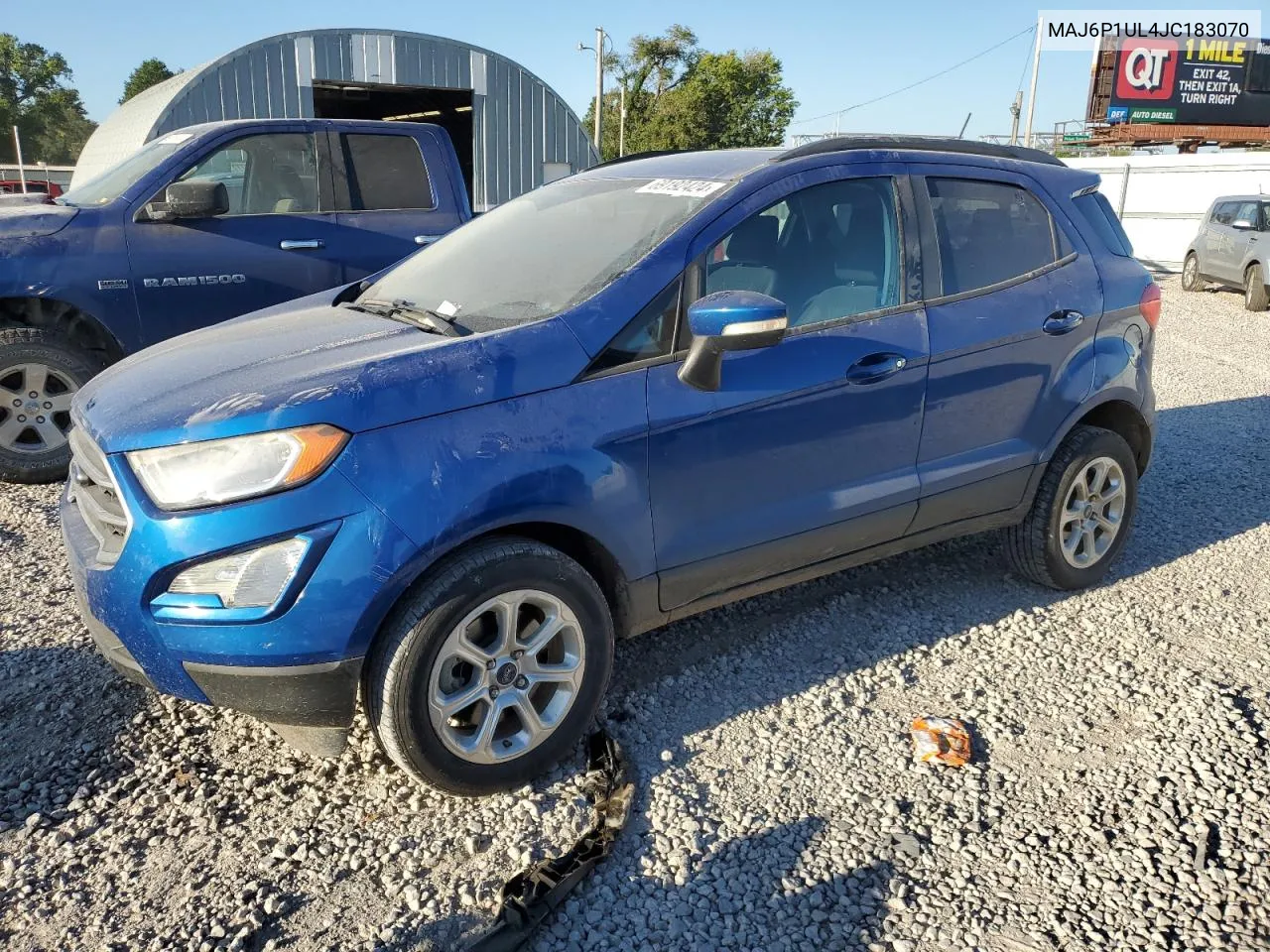 MAJ6P1UL4JC183070 2018 Ford Ecosport Se